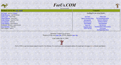 Desktop Screenshot of forus.com
